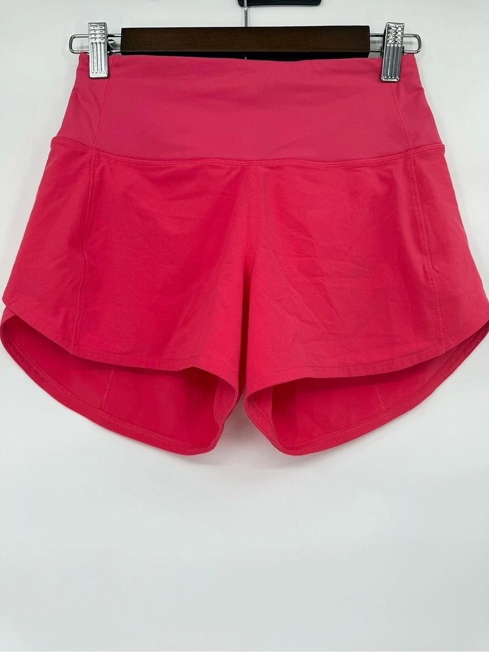 lululemon Track That High-Rise Lined Short 3" Pink Size 2